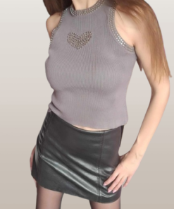 Сив топ Ная